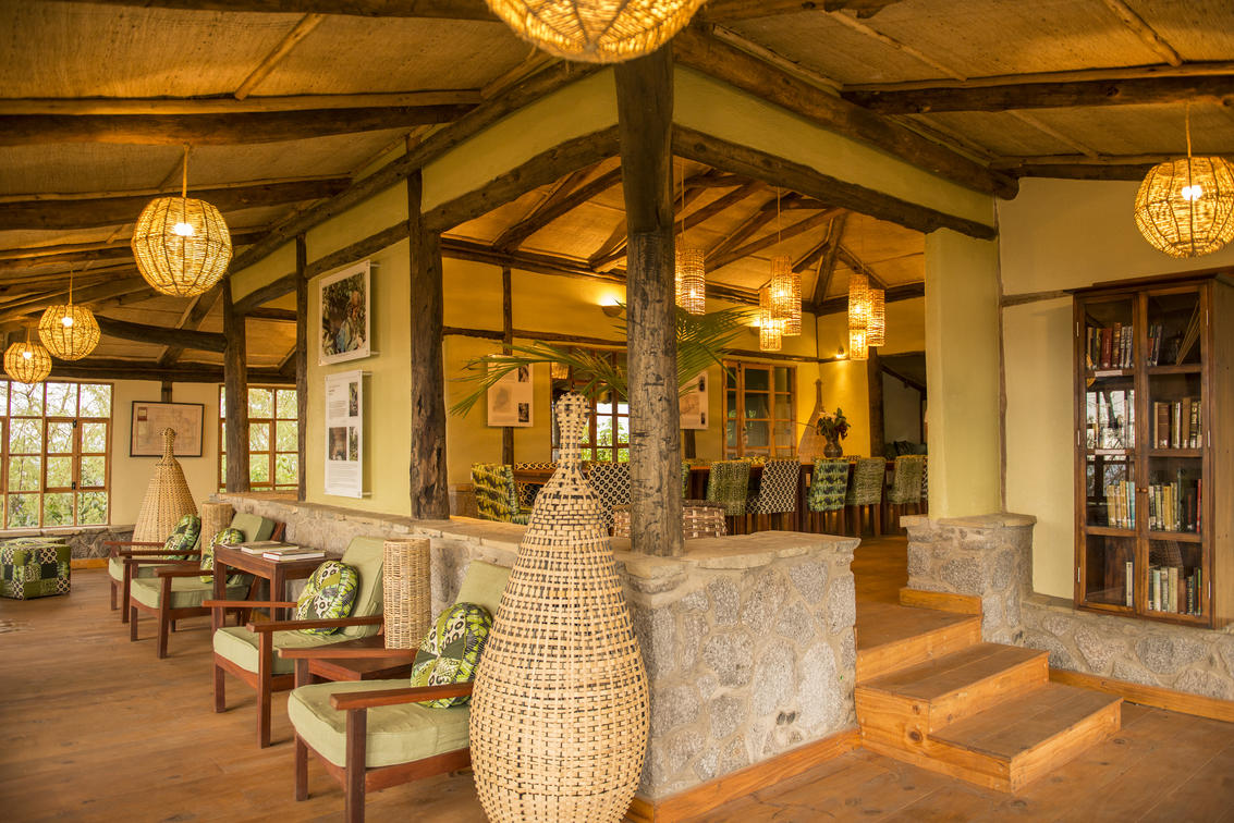 Virunga Lodge - Rwanda Dian Fossey Map Room