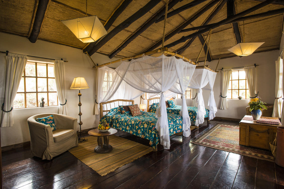 Virunga Lodge -Rwanda Twin Room