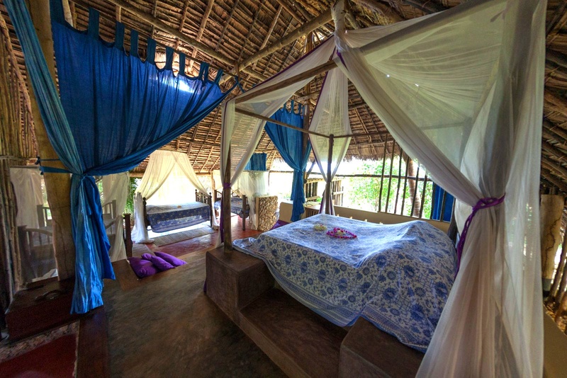 Chole Mjini Lodge Ground House Sita double bed room