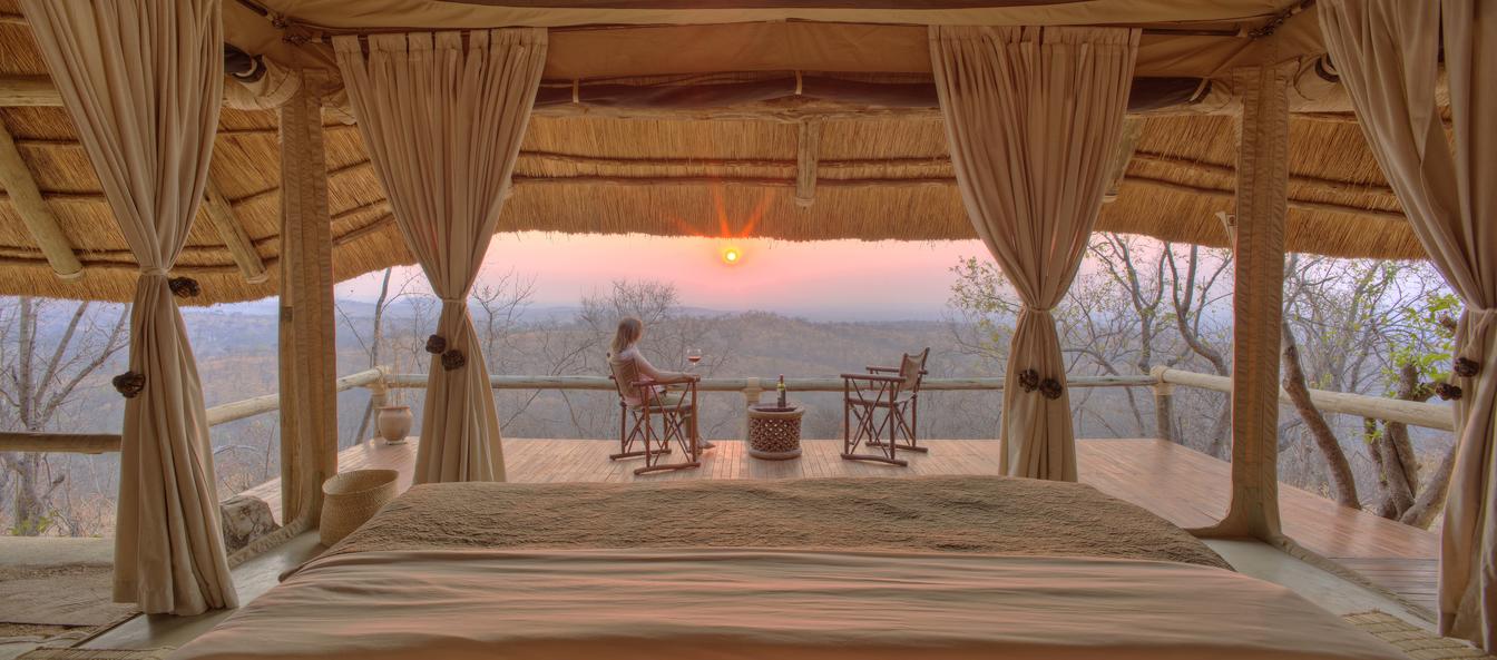 Ikuka Safari Camp -Double& Twin Tent Veranda View