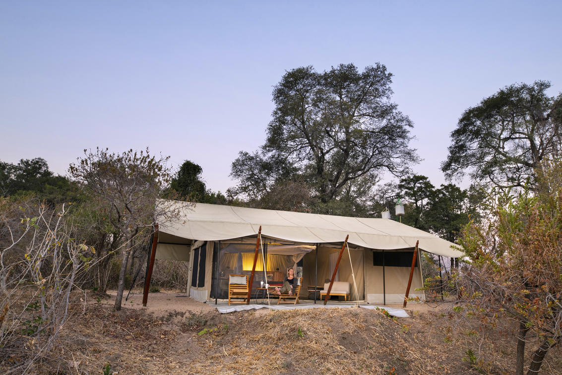 Kwihala Guest Tent exterior view