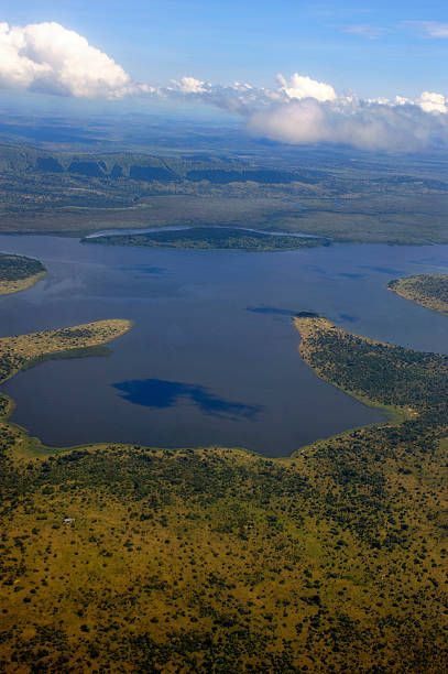 Akagera National Park Aerial View of Lake