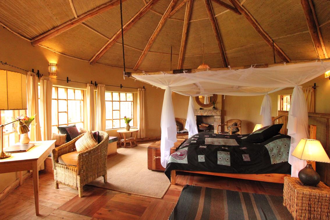 Mount Gahinga Lodge double room