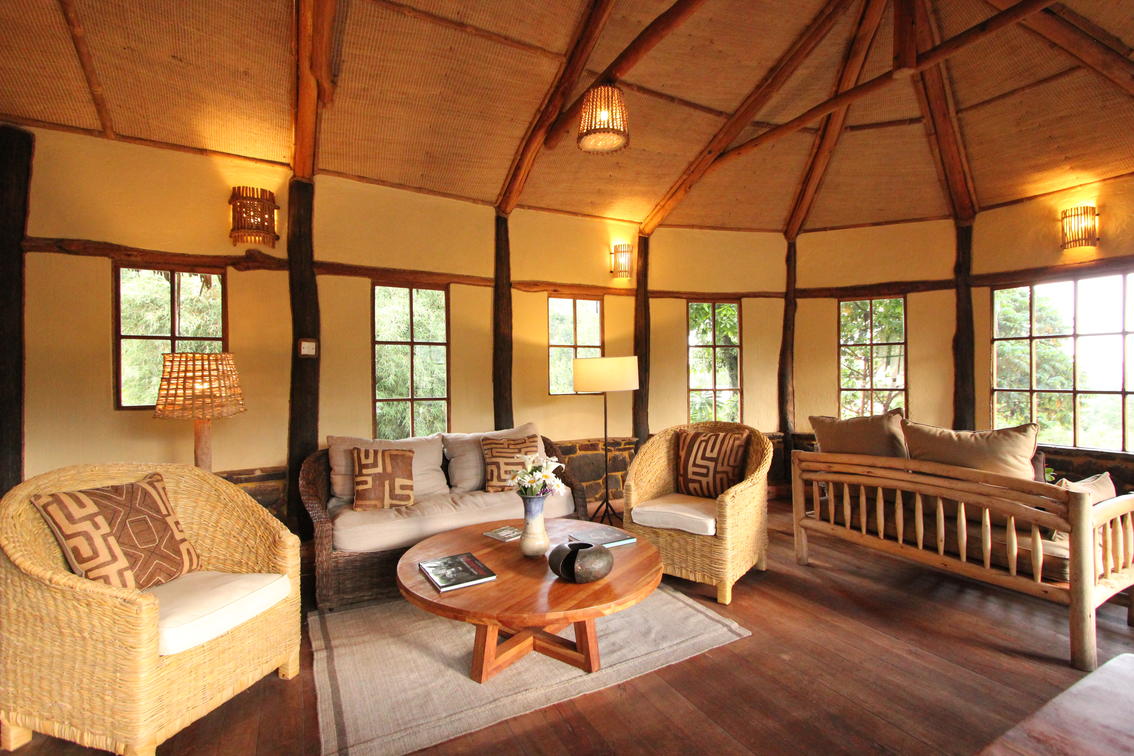 Mount Gahinga lodge - Lounge