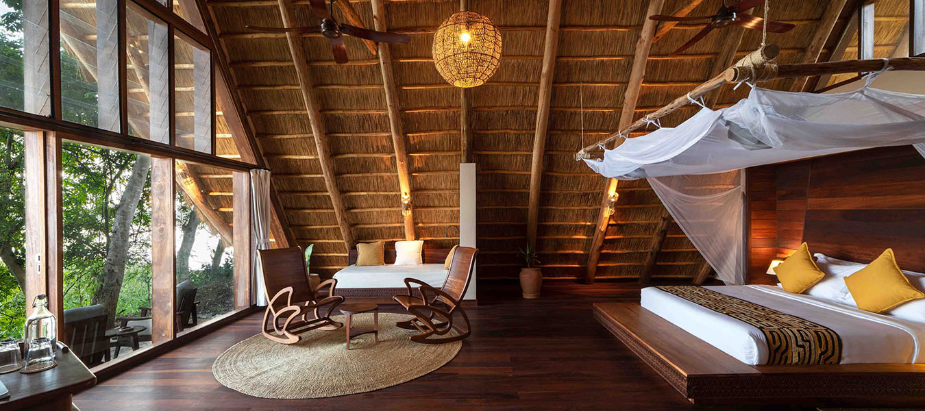 Nile Safari Lodge Family Villa double room accommodation