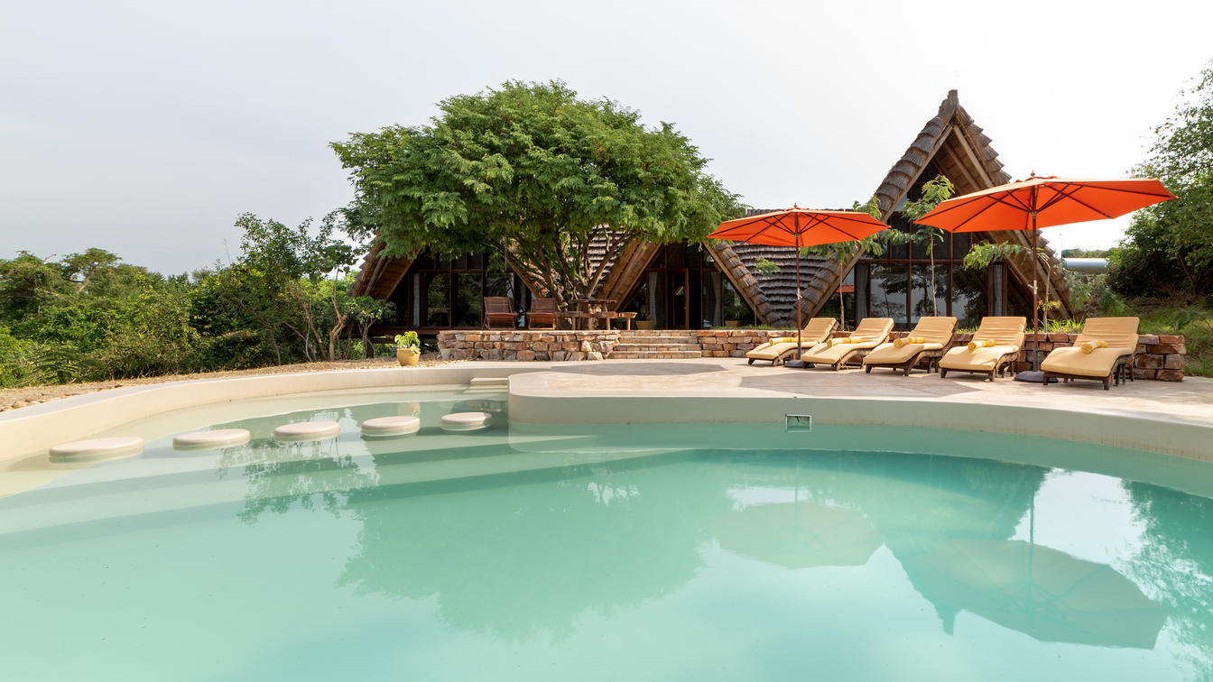 Nile Safari Lodge Family Villa pool