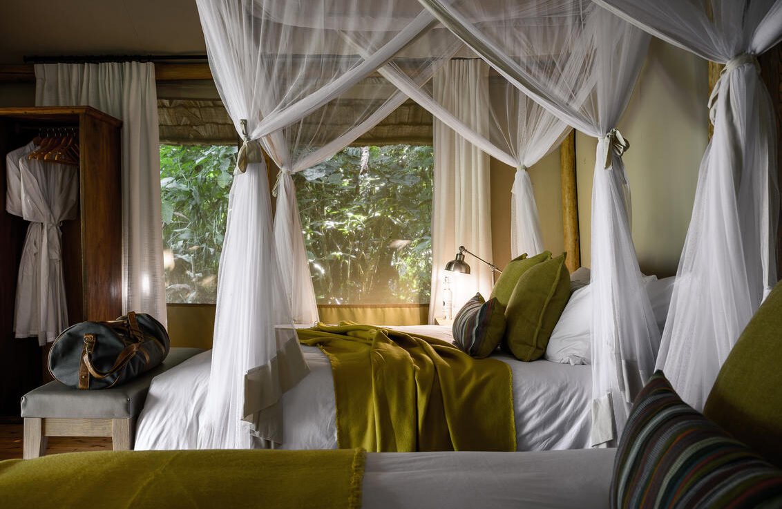 Sanctuary Gorilla Forest Camp - Uganda Luxury Tented Twin Rooms